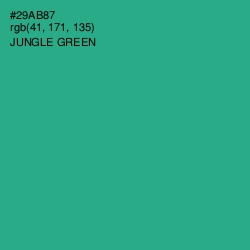 #29AB87 - Jungle Green Color Image
